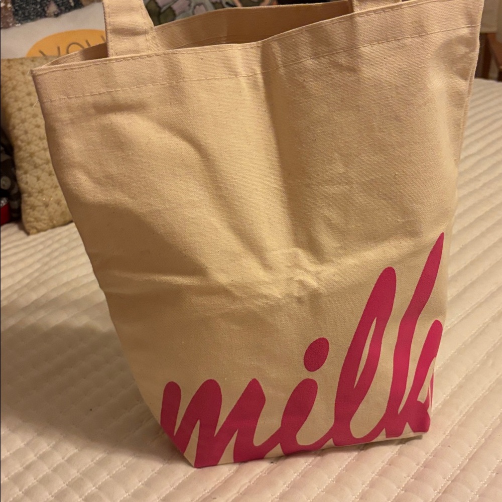 NWOT Milk Bar Branded Tote Bag